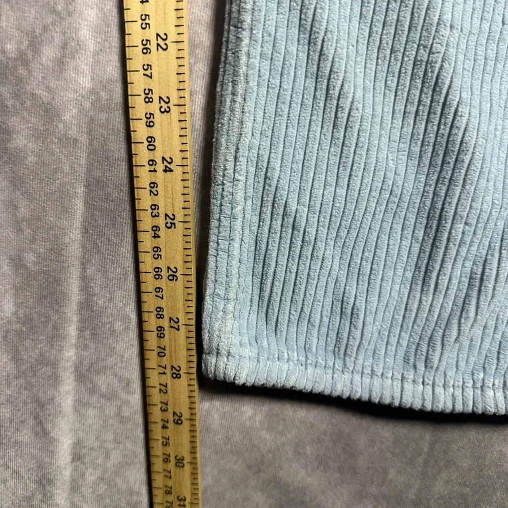 Levis 505 Regular Fit Corduroy Pants Mens 32x30 Light Blue Straight Leg Casual